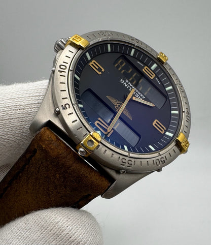 Breitling Aerospace F56062 Titanium 2-Tone Black Dial ~1995