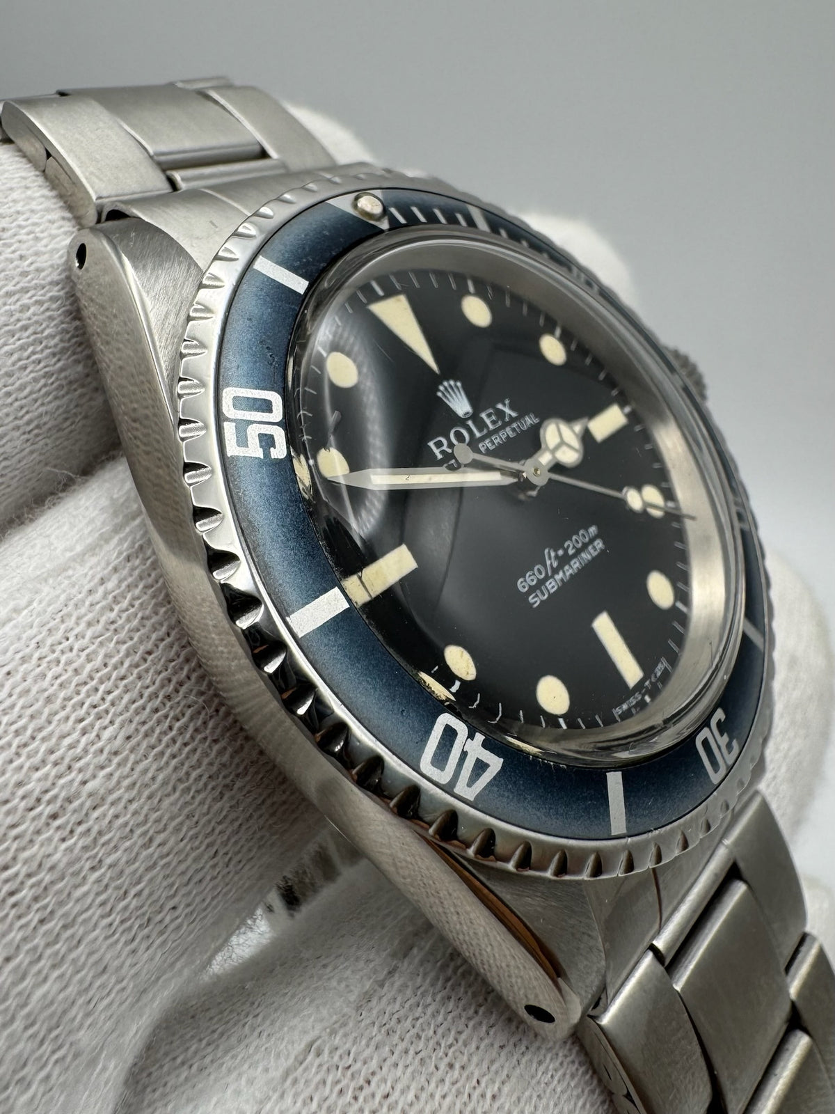Rolex Submariner No Date 5513 Feet First Faded Blue Insert 1971 (Full-Set/Serviced)