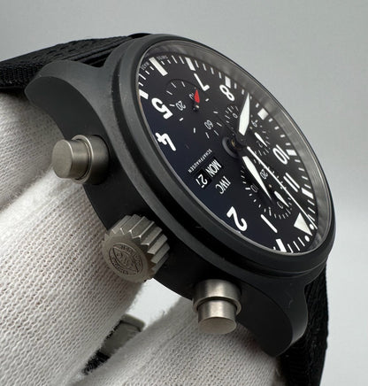IWC Pilot Chronograph Top Gun IW389101 Black Dial Ceramic 44mm (Full-Set)