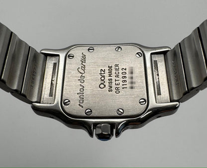 Cartier Santos Galbée Two-Tone Moonphase/Date 24x32mm Quartz 1998 (Unpolished)