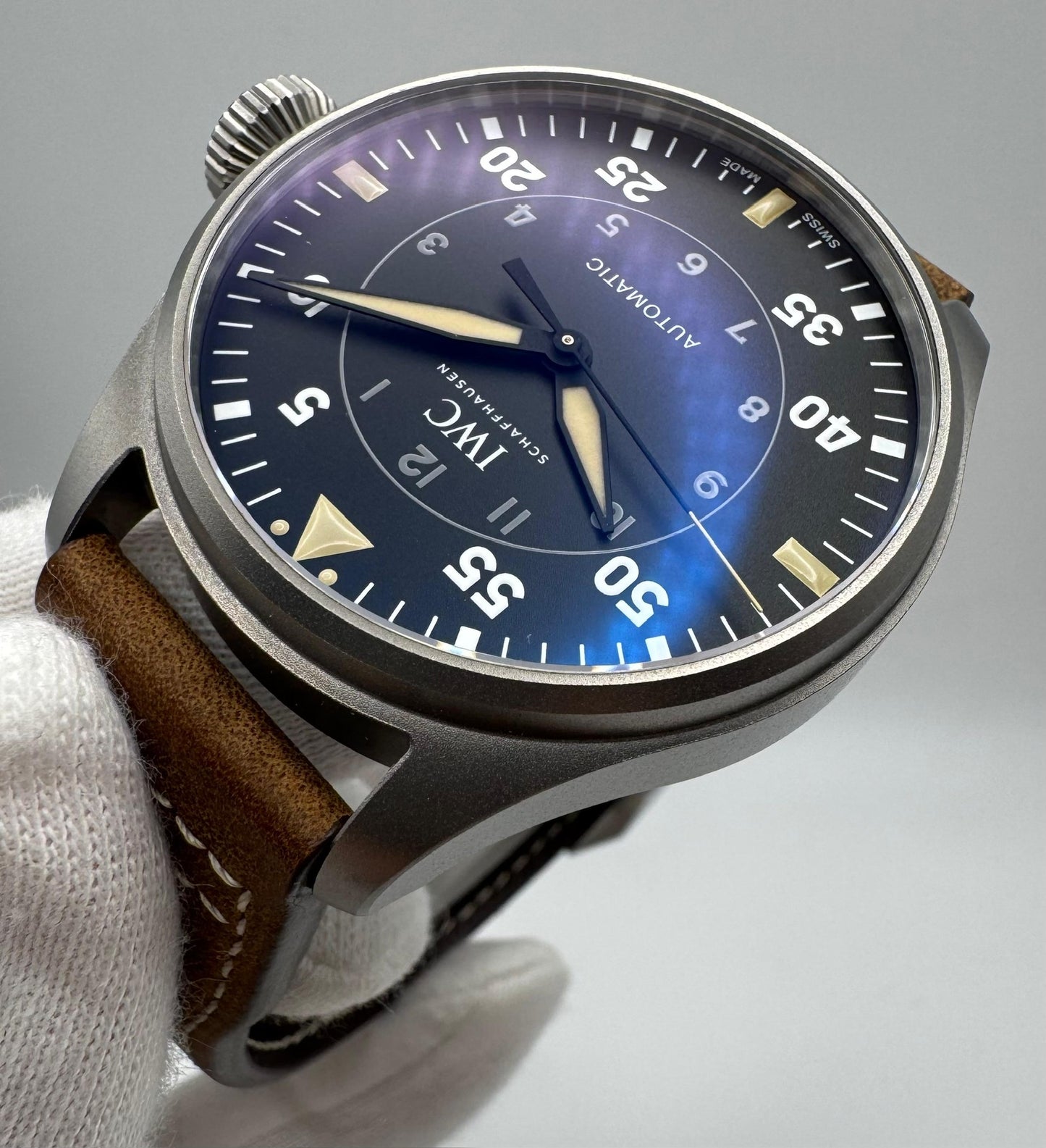 IWC Big Pilot Spitfire 43 Titanium Black Dial 2023 (Full-Set/Mint)