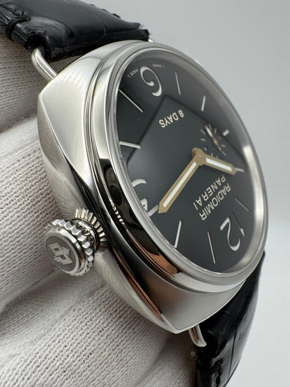 Panerai Radiomir 8 Days PAM190 JLC Movement Black Dial 2006 (Full-Set)