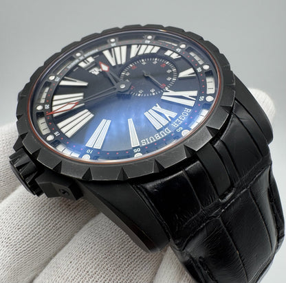 Roger Dubuis Excalibur DLC Titanium 45 Black Roman Dial (Serviced)