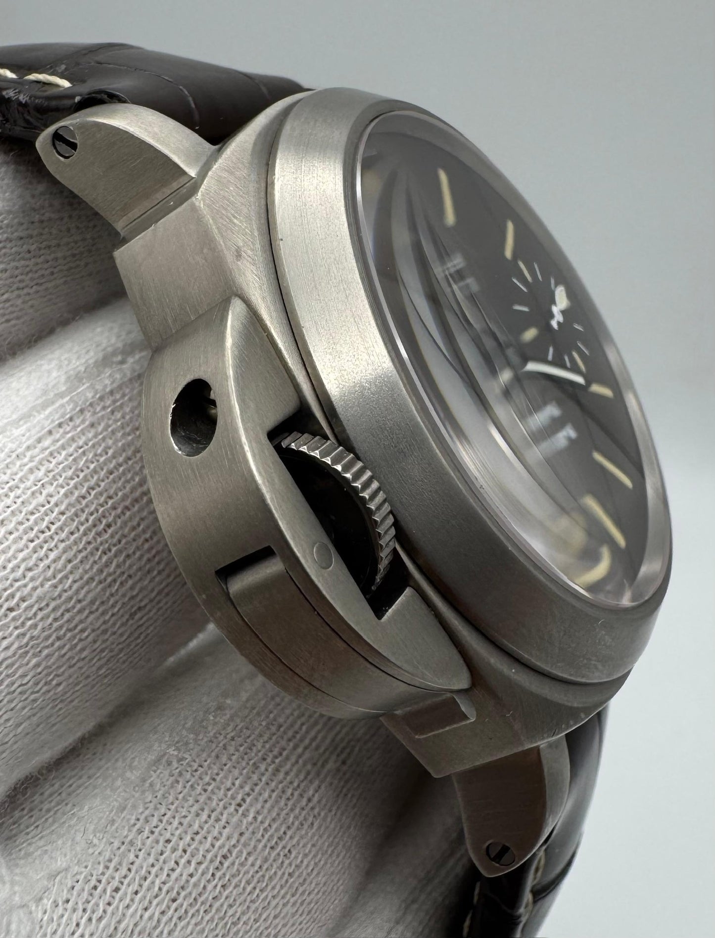 Panerai Luminor Marina Militare PAM00036 Titanium Tobacco Tritium Dial 2000 (Full-Set)