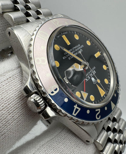Rolex GMT-Master 1675 MK5 Pumpkin Patina Faded Red Pepsi Insert 1978 (Full-Set/Unpolished)
