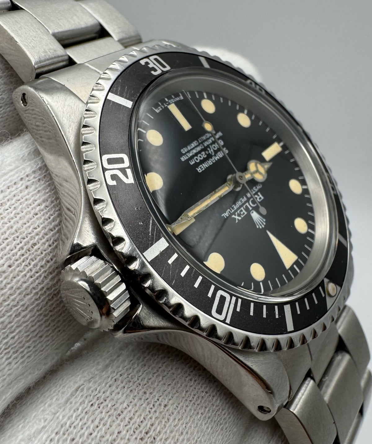 Rolex Submariner No Date 5512 Maxi Dial Yellow Patina 1966 (Serviced)