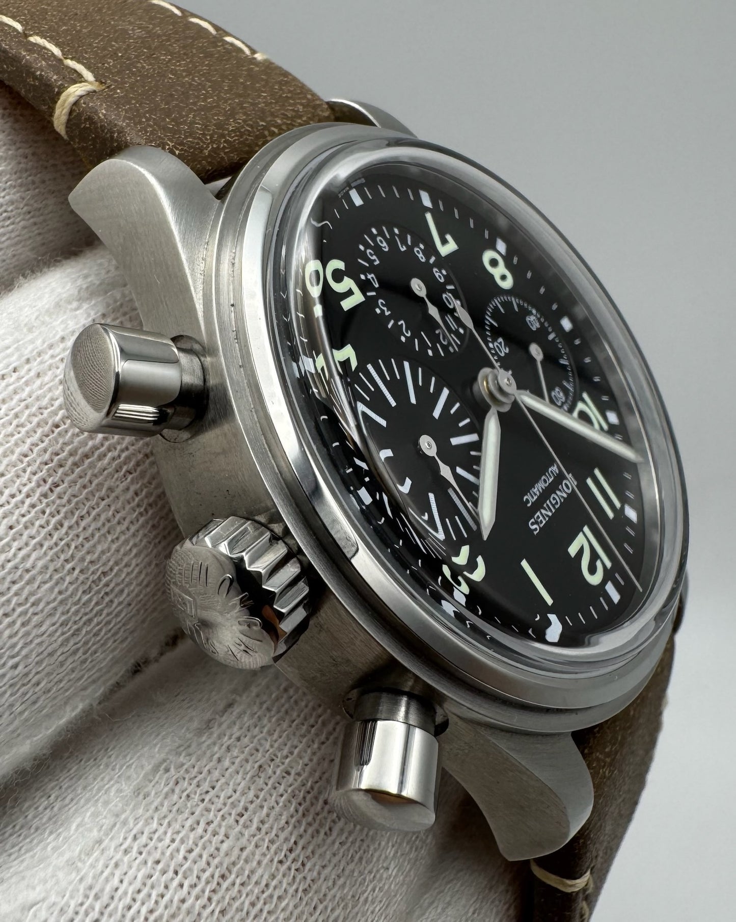 Longines Avigation Big Eye Chronograph Steel Automatic 2022 (Full-Set/Unpolished)