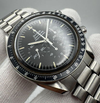 Omega Speedmaster Professional Moonwatch Yellow Patina 1974 (Unpolished)