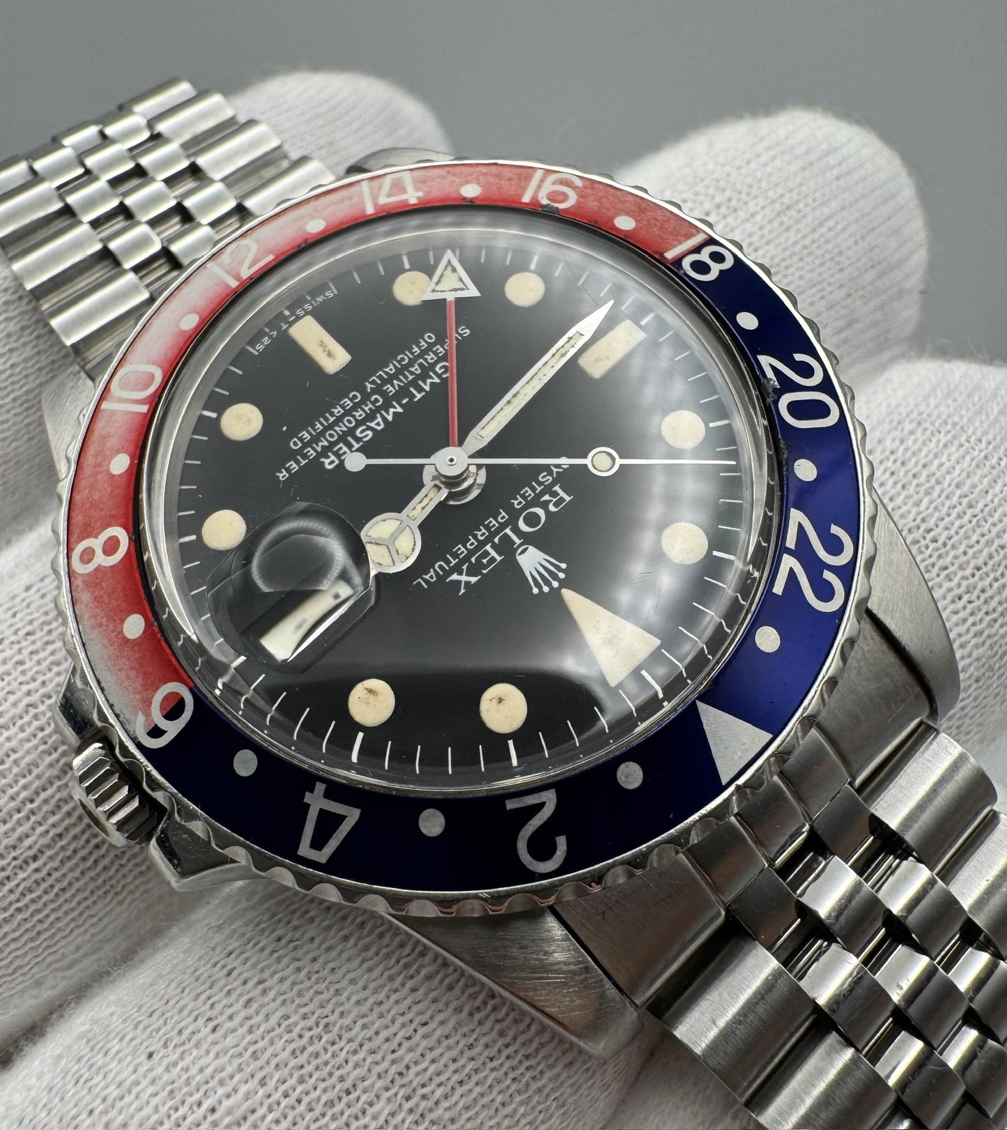 Rolex GMT-Master 1675 MK5 Pepsi Jubilee 1978 (Serviced)