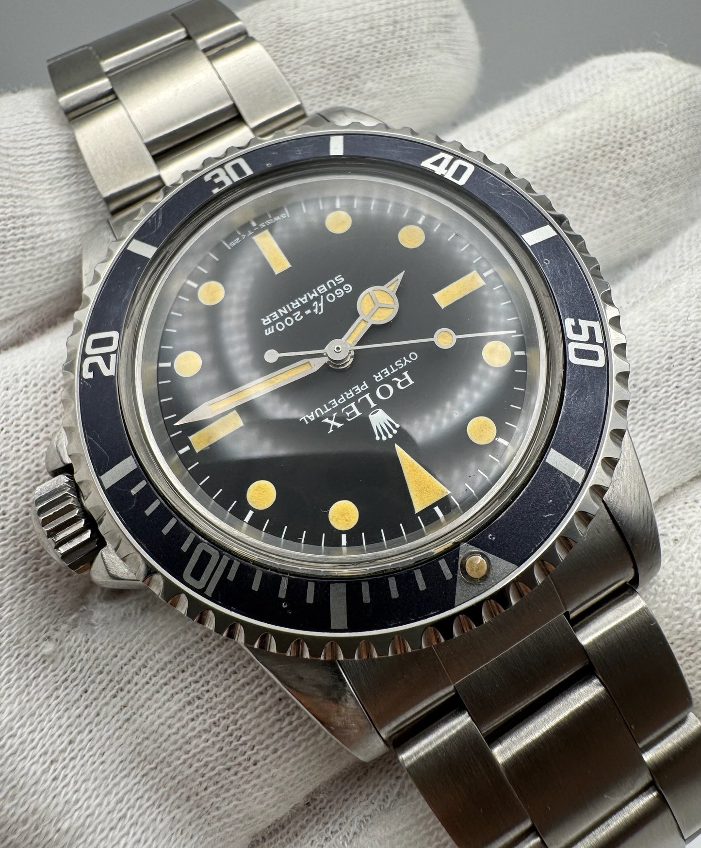 Rolex Submariner 5513 "Feet First" Heavy Patina 1971 (Serviced)