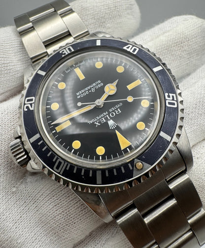 Rolex Submariner 5513 "Feet First" Heavy Patina 1971 (Serviced)