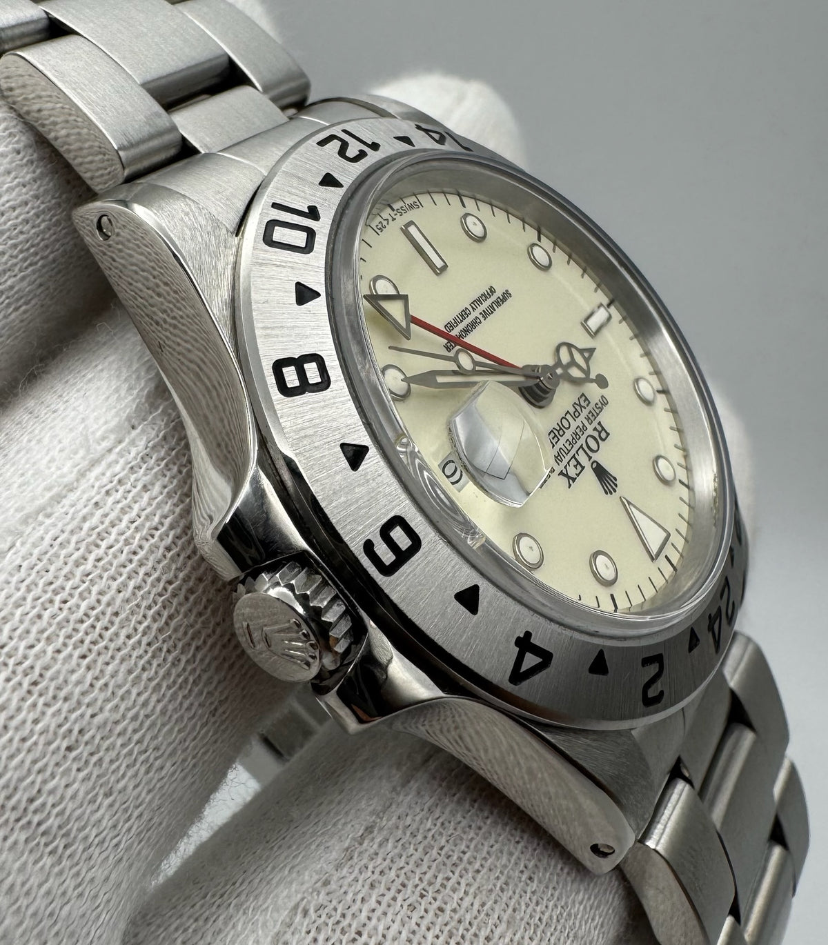 Rolex Explorer II 16550 Cream Dial 1985