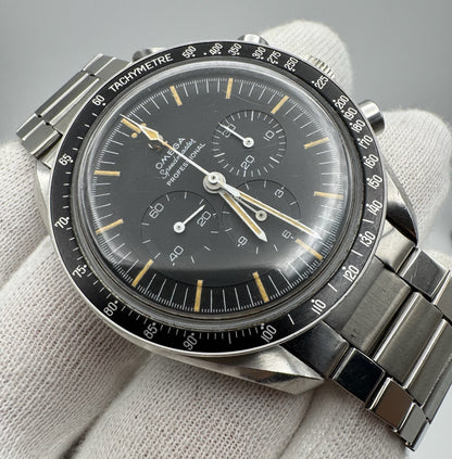 Omega Speedmaster Professional Moonwatch 105.012 Pumpkin Patina Step Dial Cal. 321 1965 (Unpolished)