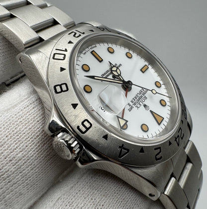 Rolex Explorer II 16570 Chicchi Di Mais Patina 1991 (Box)