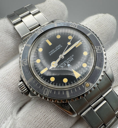 Rolex Submariner No Date 5513 Maxi Dial Yellow Patina Ghost Bezel 1966 (Serviced)
