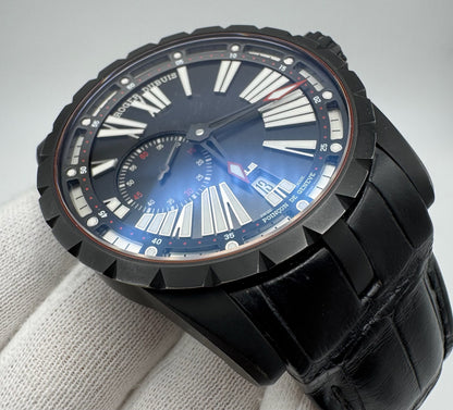 Roger Dubuis Excalibur DLC Titanium 45 Black Roman Dial (Serviced)