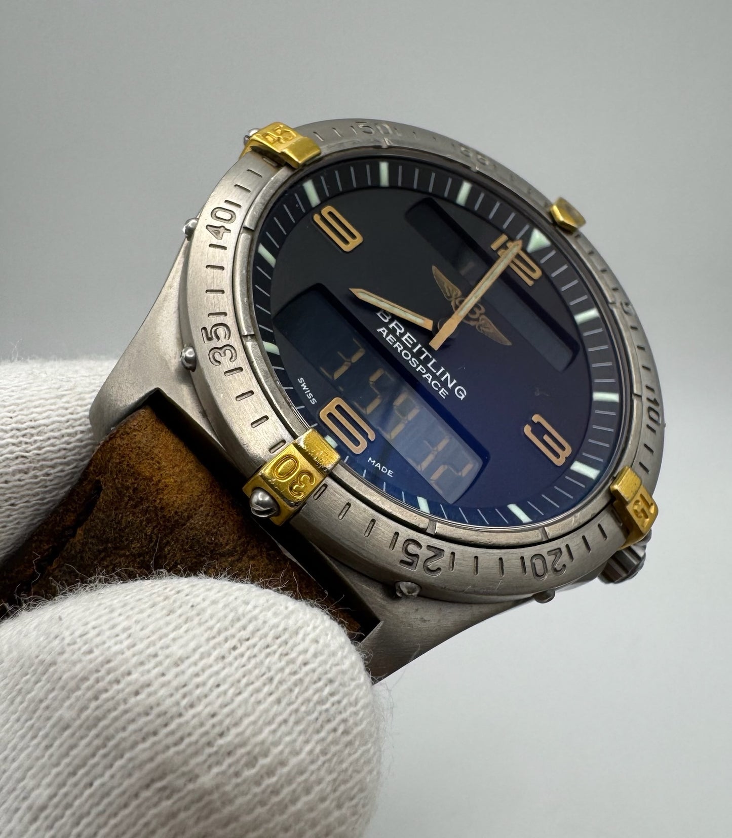 Breitling Aerospace F56062 Titanium 2-Tone Black Dial ~1995