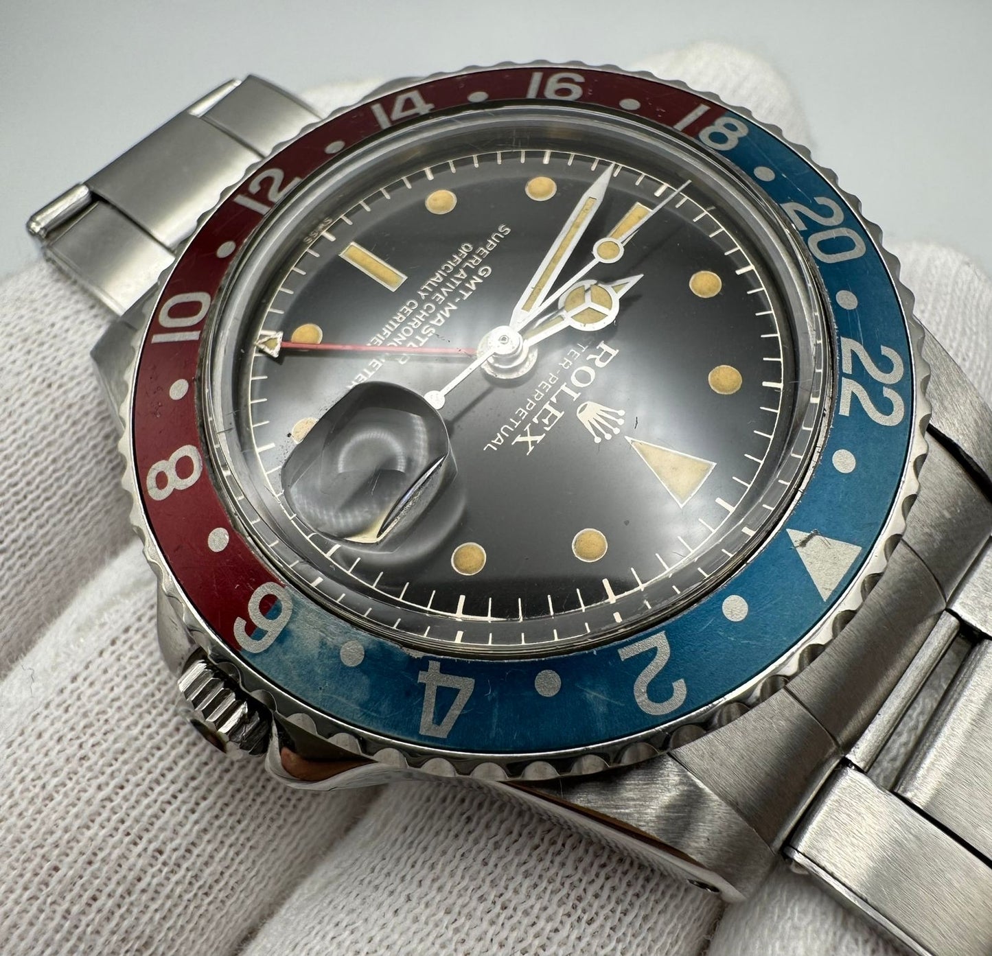 Rolex GMT-Master 1675 PCG Gilt Chapter Ring Pepsi 1960 (Full-Set/Serviced)