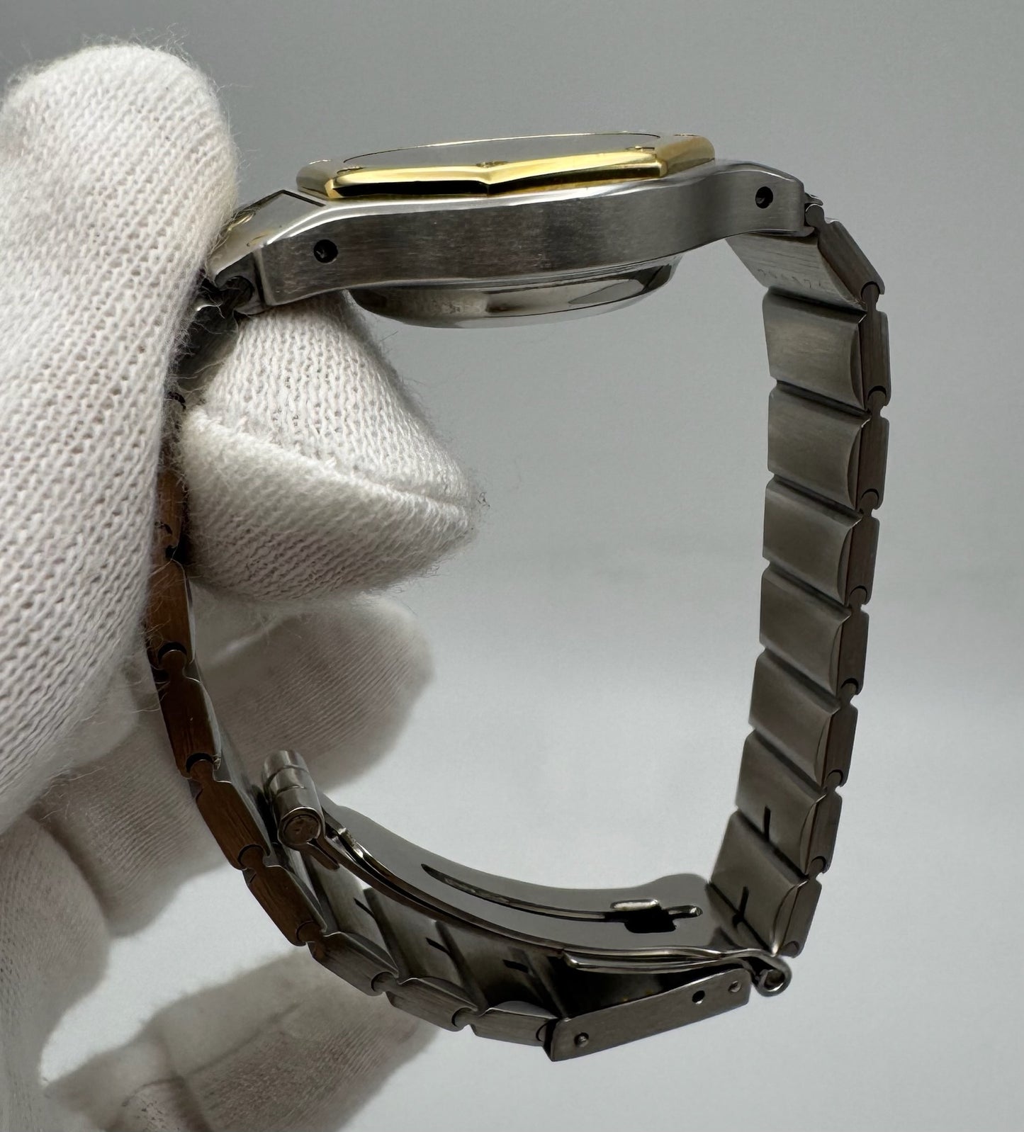 Cartier Santos 0907 Octagon 2 Tone Ghost Dial 1980 (Serviced)