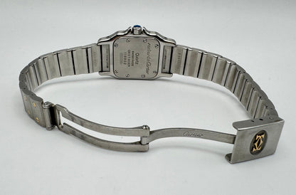 Cartier Santos Galbée Two-Tone Moonphase/Date 24x32mm Quartz 1998 (Unpolished)