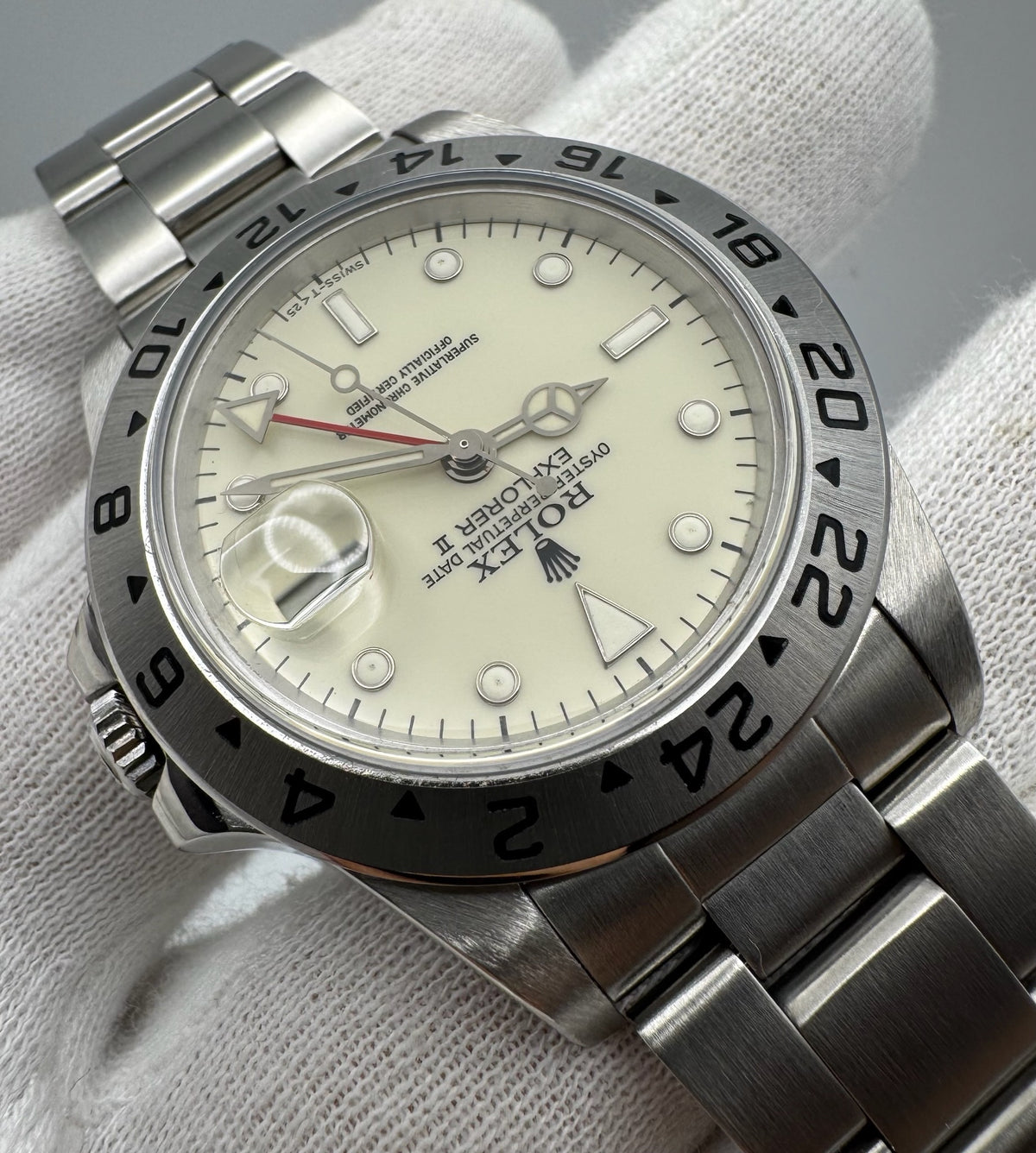 Rolex Explorer II 16550 Cream Dial 1985