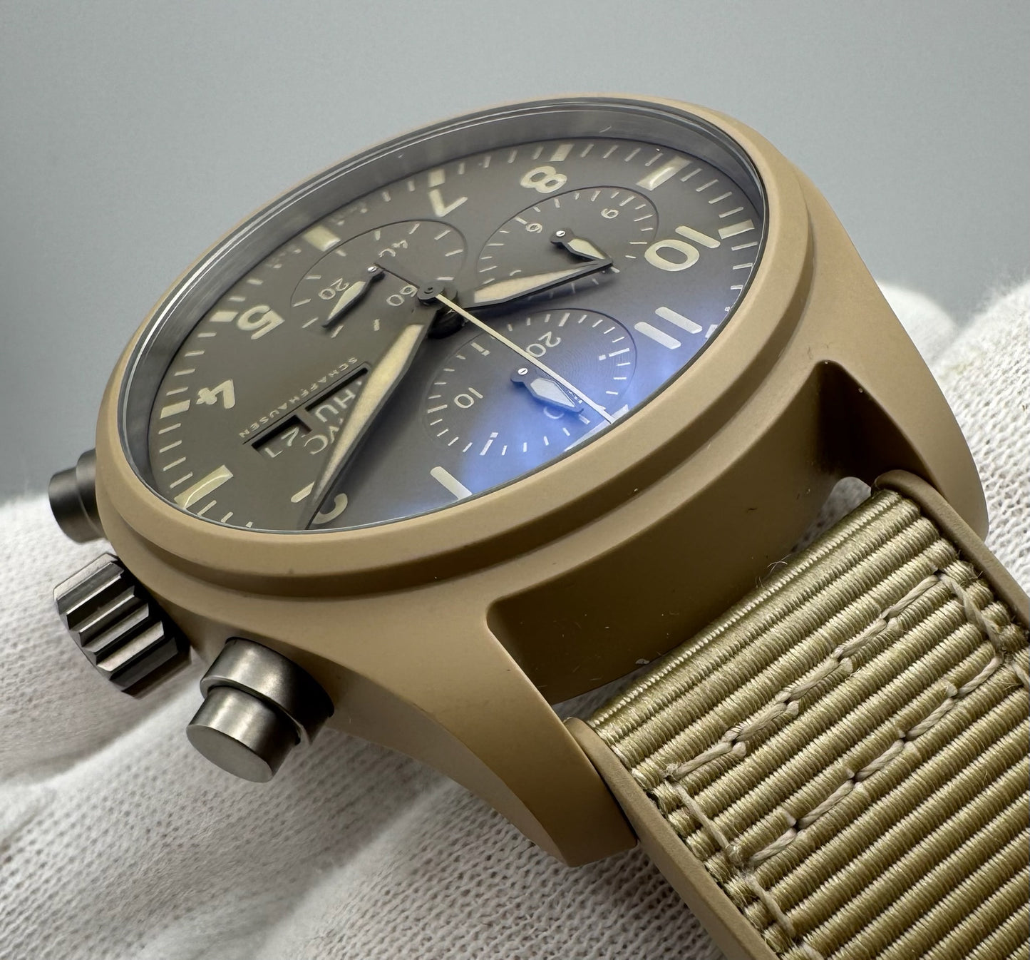 IWC Pilot Chronograph Top Gun 41 Mojave Desert 2024 (Full-Set/Mint)