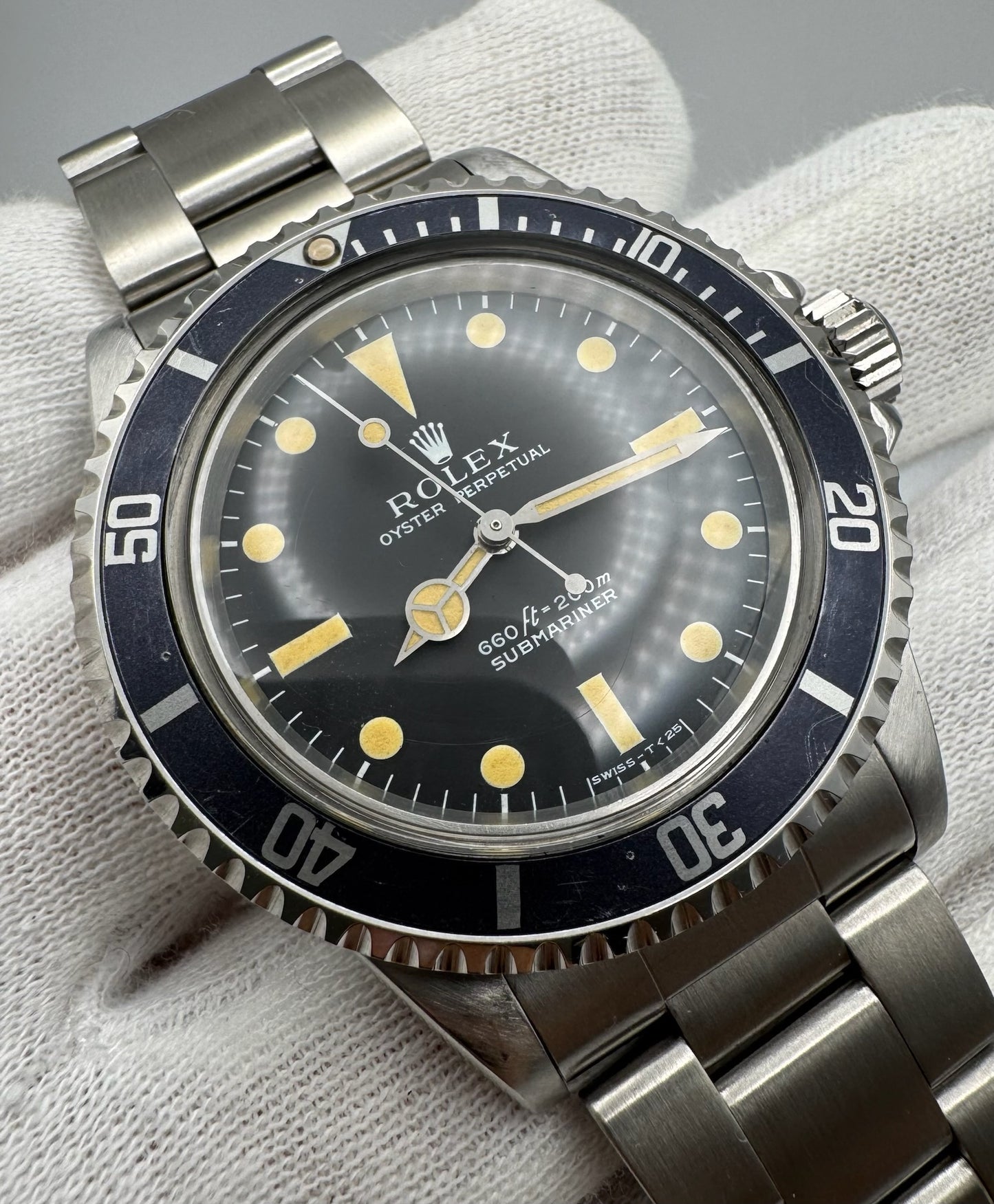Rolex Submariner 5513 "Feet First" Heavy Patina 1971 (Serviced)
