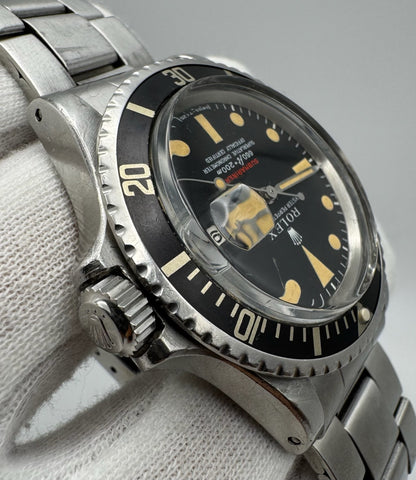Rolex Submariner Date 1680 Red Heavy Patina Vintage 1971 (Full-Set/Unpolished/Serviced)