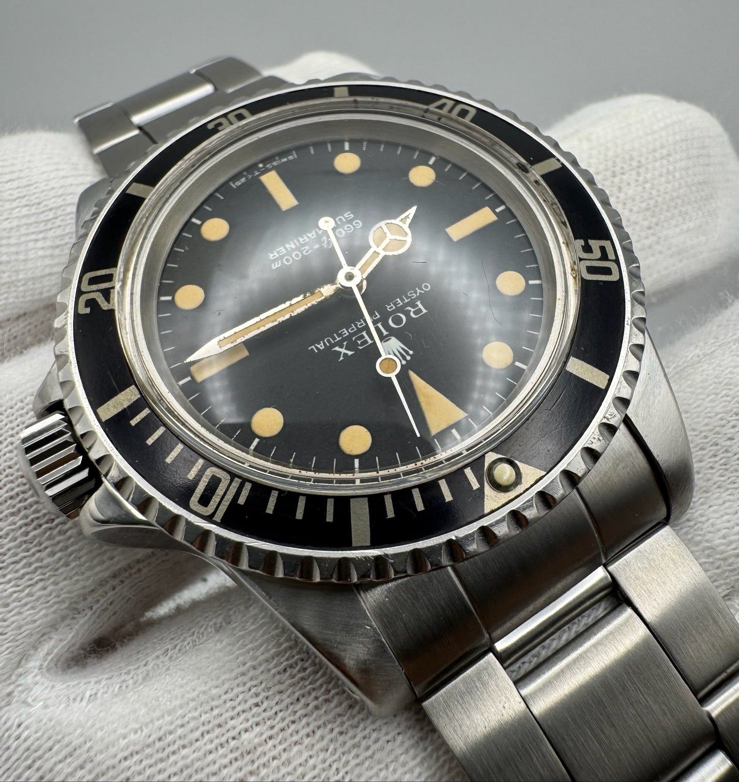 Rolex Submariner 5513 "Feet First" Pumpkin Patina 1972 (Full-Set/Serviced)