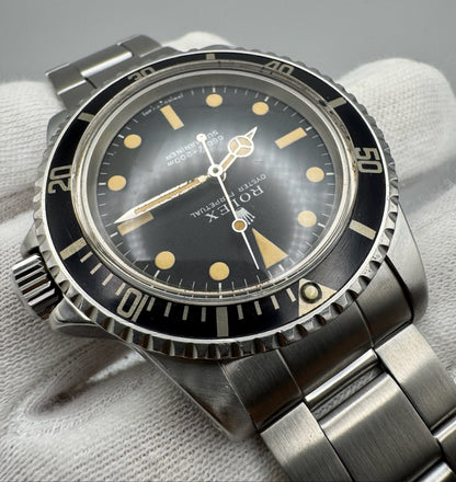 Rolex Submariner 5513 "Feet First" Pumpkin Patina 1972 (Full-Set/Serviced)