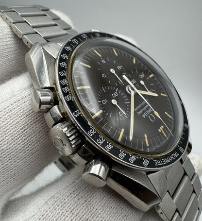 Omega Speedmaster Professional Moonwatch 145.022-69ST Caramel Tropical Dial Yellow Patina 1969 (Full-Set/Unpolished/Serviced)