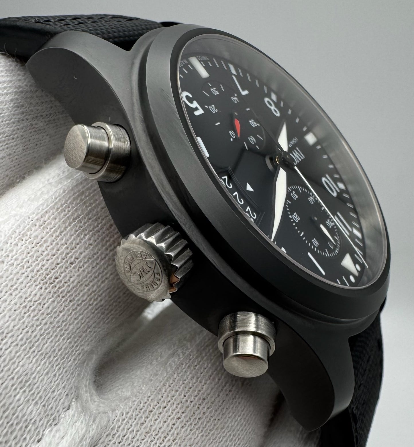 IWC Pilot Chronograph Top Gun Black Ceramic 46 2016 (Full-Set/Mint)
