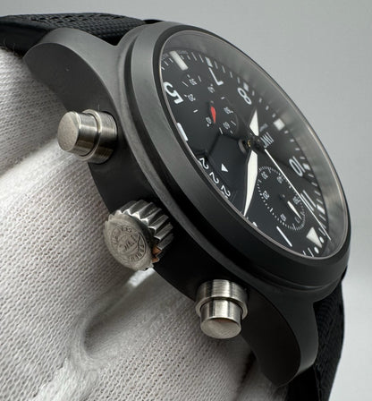 IWC Pilot Chronograph Top Gun Black Ceramic 46 2016 (Full-Set/Mint)