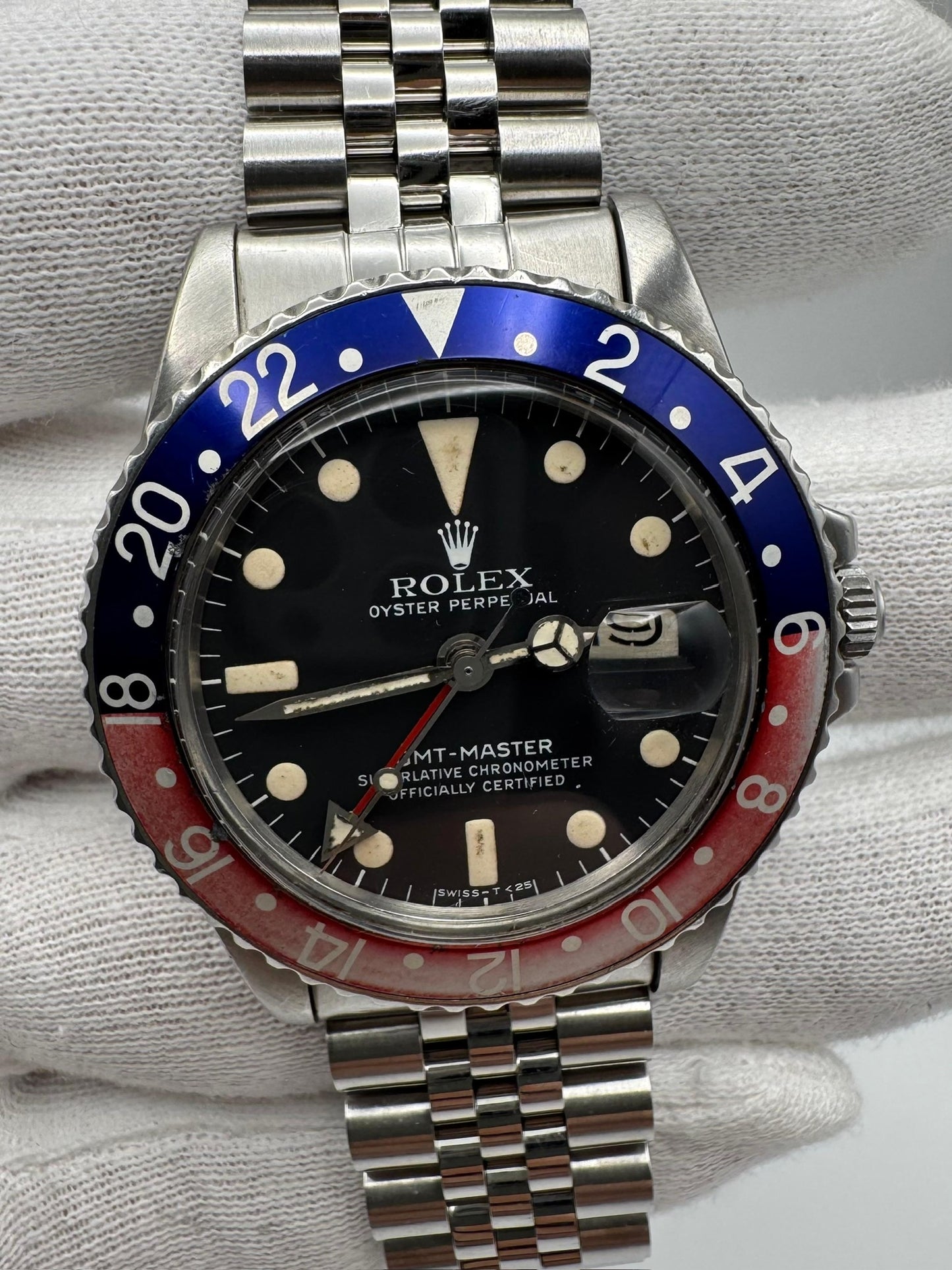 Rolex GMT-Master 1675 MK5 Pepsi Jubilee 1978 (Serviced)
