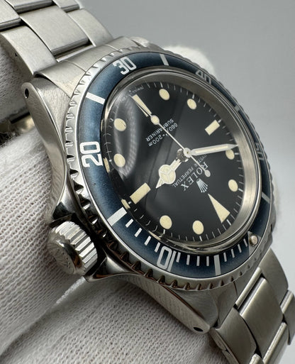 Rolex Submariner No Date 5513 Feet First Faded Blue Insert 1971 (Full-Set/Serviced)