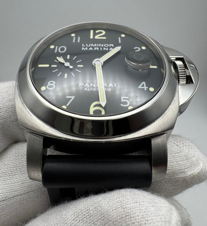 Panerai Luminor Marina Automatic PAM 00164 Black Arabic Dial 2010 (Full-Set/Unpolished)