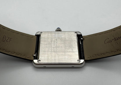 Cartier Tank Solo 31x24 Steel Quartz Silver Dial 2019 (Full-Set/Mint)