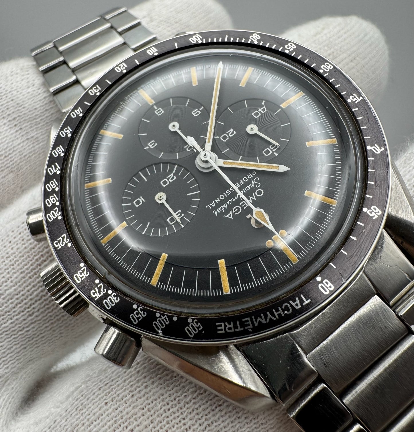 Omega Speedmaster Professional Moonwatch 145.012 Pumpkin Patina 1968