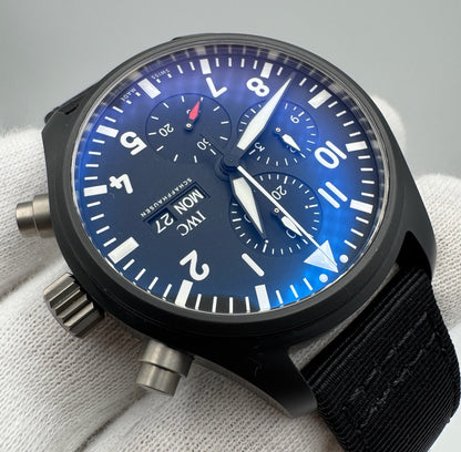 IWC Pilot Chronograph Top Gun IW389101 Black Dial Ceramic 44mm (Full-Set)