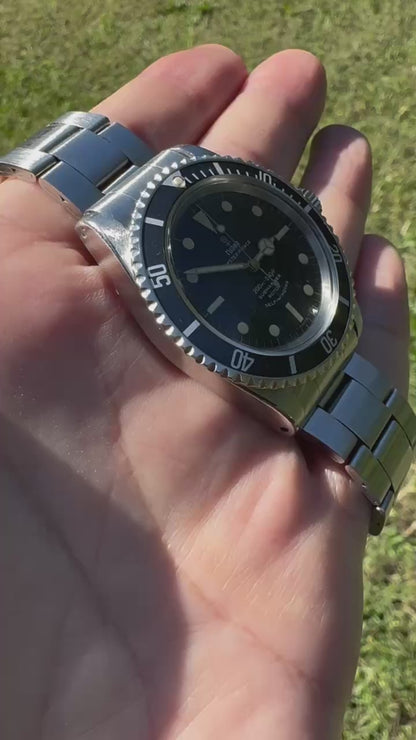 Tudor Submariner 7928 Long 5 Original Insert 1967 (Unpolished)