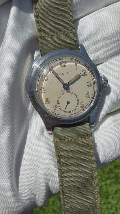 Gallet WWII Military Field Watch