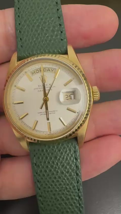 Rolex Day-Date 36 Yellow Gold with Silver Dial 1969